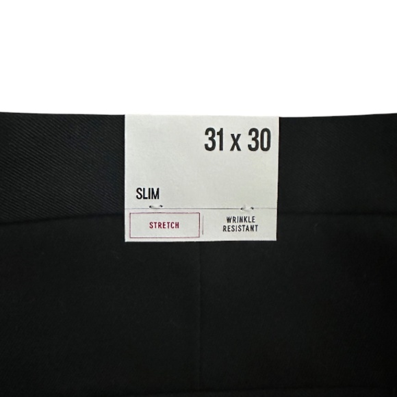 BNWT Express Men's Black Chino Pants Size 31 x 30 - Picture 9 of 9